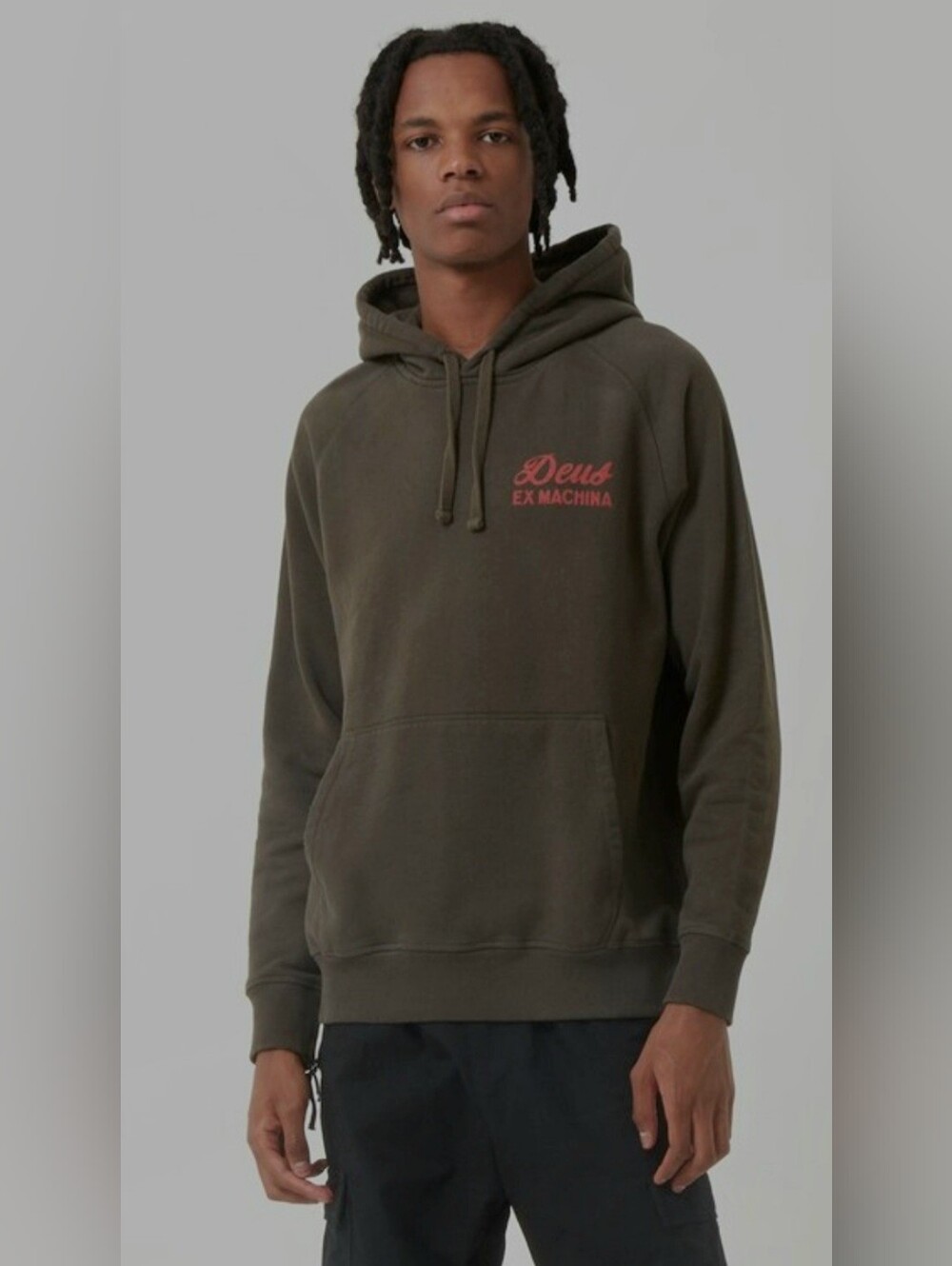 Deus Ex Machina Sunbleached Enthusiasm Beluga Green Graphic Hoodie Sweatshirt-S - Picture 12 of 13